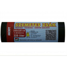 Mody Szemeteszsák Mody (100X125, 220L, 5db/tek, 20tek/karton) tisztító- és takarítószer, higiénia