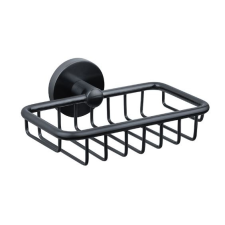 Mofém Fiesta Black rácsos szappantartó fürdőszoba kiegészítő