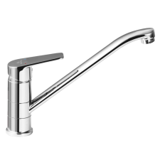 MOFÉM Zenit mosogató csaptelep, egykaros, álló, alsó kifolyócsővel, 225mm csaptelep