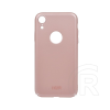 MOFI Apple iPhone XR ultravékony műanyag tok (rozéarany)