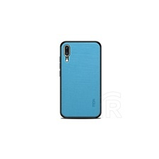 MOFI Bright Shield Huawei P20 tok (szilikon keret, textil hátlap, kék) tok és táska