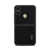 MOFI BRIGHT SHIELD szilikon telefonvédő (textil hátlap) FEKETE (GP-78927)