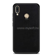 MOFI BRIGHT SHIELD szilikon telefonvédő (textil hátlap) FEKETE (GP-79173) tok és táska