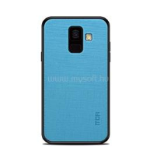 MOFI BRIGHT SHIELD szilikon telefonvédő (textil hátlap) VILÁGOSKÉK (GP-77715) tok és táska