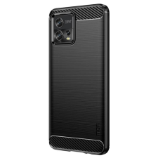 MOFI Motorola Moto G72, MOFI szilikon telefontok, védőtok, hátlap, Karbon mintás, Fekete tok és táska