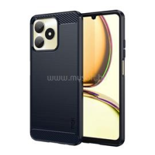 MOFI szilikon telefonvédő (ütésállóság, légpárnás sarok, szálcsiszolt, karbon minta) SÖTÉTKÉK (GP-143059) tok és táska