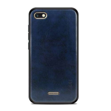 MOFI Xiaomi Redmi 6A, MOFI mobiltok, bőr hátlap, SÖTÉTKÉK tok és táska