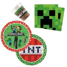Mojang Minecraft party szett 36 DARABOS party kellék
