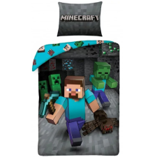 Mojang Minecraft Underground ágyneműhuzat Miner 140×200cm, 70×90 cm lakástextília