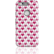 MojePouzdro "szívek" + védőszemüveg Google Pixel tok és táska