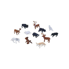 Mojo WildLife mini erdei állatok játékkészlet, 12 darab. - 380054 játékfigura