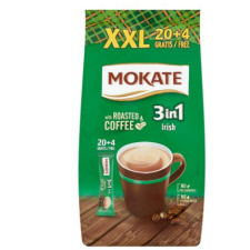 Mokate instant kávé 3in1 XXL Irish 20*17g+4db gratis új kávé