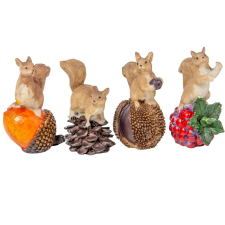  Mókus termésen poly 7cm dekorációs kellék
