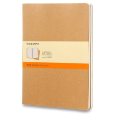 Moleskine Cahier XL, barna - három darab füzet