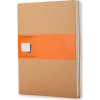 Moleskine Jegyzetfüzet Cahier 3 Darab Qp421 Barna Xl Vonalas (MS-705045)
