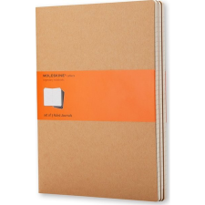 Moleskine Jegyzetfüzet Cahier 3 Darab Qp421 Barna Xl Vonalas (MS-705045) füzet