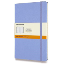 Moleskine L, keményfedeles, vonalas, égszínkék füzet