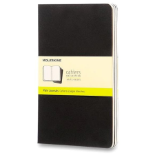 Moleskine L, sima, fekete - 3 db füzet