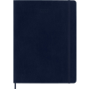 Moleskine Moleskine 12 Monate Tageskalender 2026, XL, 1 Tag = 1 Seite, rechts linierte Seite, Weicher Einband, Saphir