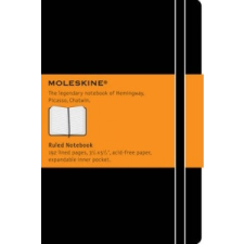  Moleskine Pocket Hardcover Ruled Notebook Black – Moleskine naptár, kalendárium