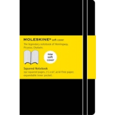 Moleskine Soft Extra Large Squared Notebook Black – Moleskine naptár, kalendárium
