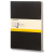 Moleskine XL, kockás, fekete - 3 db