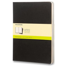 Moleskine XL, sima, fekete - 3 db füzet