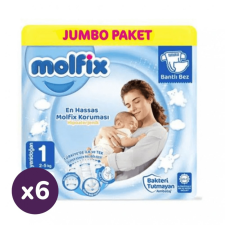 MOLFIX pelenka, Újszülött 1, 2-5 kg HAVI PELENKACSOMAG 264 db pelenka