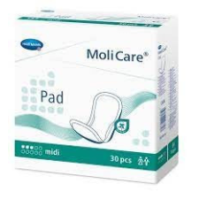  Molicare Pad midi 3 csepp (451ml) inkontinecia betét - 30 db gyógyászati segédeszköz