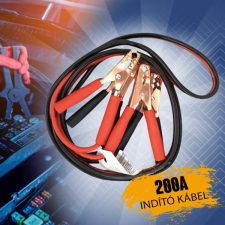 Möller 200A indító kábel hordozó tasakban MR70743 kábel és adapter