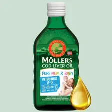 Möllers Mom&Baby Északi-tengeri tőkehalmáj olaj reform élelmiszer