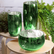  Molly2 üveg váza Zöld 16x28 cm dekoráció