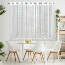 Molly fényáteresztő függöny apró kövekkel Fehér 350x150 cm lakástextília