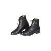  Monaco fűzős bőr bokacsizma, fekete, 45