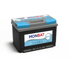 Monbat EFB Start Stop 12V 65Ah 680A Jobb+ Akkumulátor (alacsony) autó akkumulátor