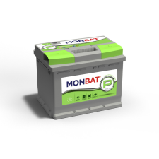 Monbat Performance 12V 66Ah 660A Jobb+ Akkumulátor autó akkumulátor