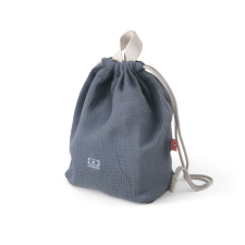  Monbento Lunchbag Kids Gyerek uzsonnás Ételhordó szövet hátizsák 7L - Kék uzsonnás doboz