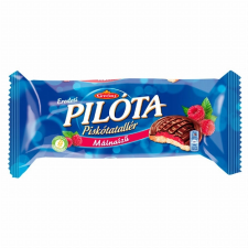 Mondelez Hungária Kft. Győri Pilóta málnaízű piskótatallér 147 g csokoládé és édesség