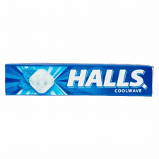 Mondelez Hungária Kft. Halls mentol-eukaliptuszízű, töltetlen keménycukorka 33,5 g csokoládé és édesség