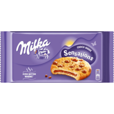 Mondelez Hungária Kft. Milka keksz Sensations Cookies Milk chocolate 156g 8781 csokoládé és édesség