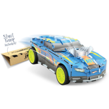 Mondo Toys Hot Wheels D-Muscle összeépíthető, hátrahúzós kisautó 1/32 - Mondo Motors autópálya és játékautó