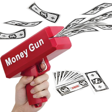Money Gun - piros elektromos pénz kilövő katonásdi