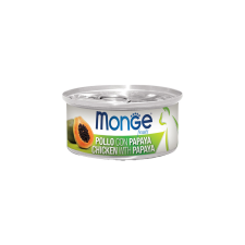 Monge Cat Fruits Gyümölcsös Macskaeledel (Csirke és Papaya) – 80 g macskaeledel