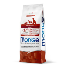 Monge Dog 15kg MONOPROTEIN Bárány, rizs & burgonya (25/16) kutyaeledel