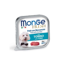 Monge Dog Fresh Paté & Chunkies tonhal 100g kutyaeledel