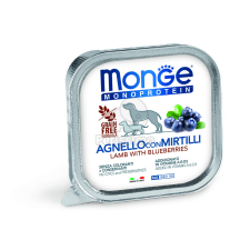  Monge Dog Monoprotein Fruits paté - bárány, áfonya 150 g kutyaeledel