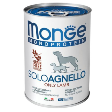 Monge Dog Monoprotein Paté 100% bárány – 400 g kutyaeledel