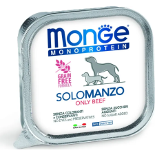 Monge Dog MONOPROTEIN Paté 100% marha 150 g kutyaeledel
