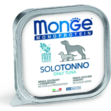 Monge Dog MONOPROTEIN Paté 100% tonhal 150 g kutyaeledel