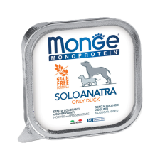 Monge Dog Monoprotein Pate Alutálcás Kutyaeledel (100% Kacsa) - 150 g kutyaeledel